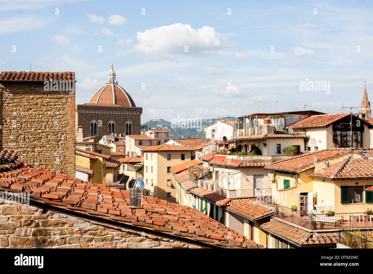 The beautiful, romantic, cultural, architectural and young florence in italy Stock Photo