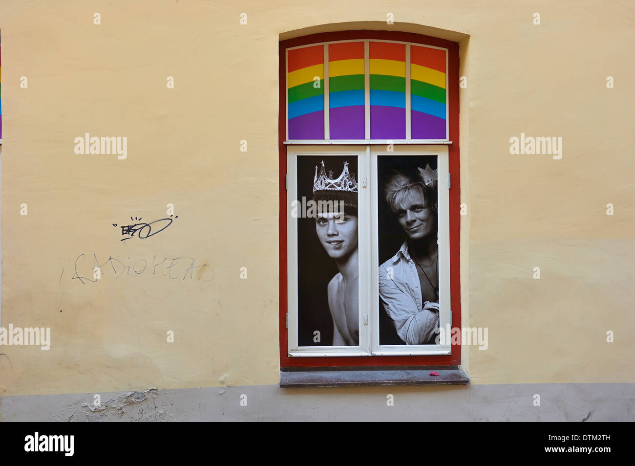 Exterior of a gay bar and nightclub. Tallinn. Estonia Stock Photo