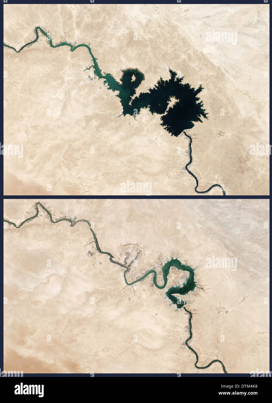 Euphrates River Before And After Euphrates River Before And After