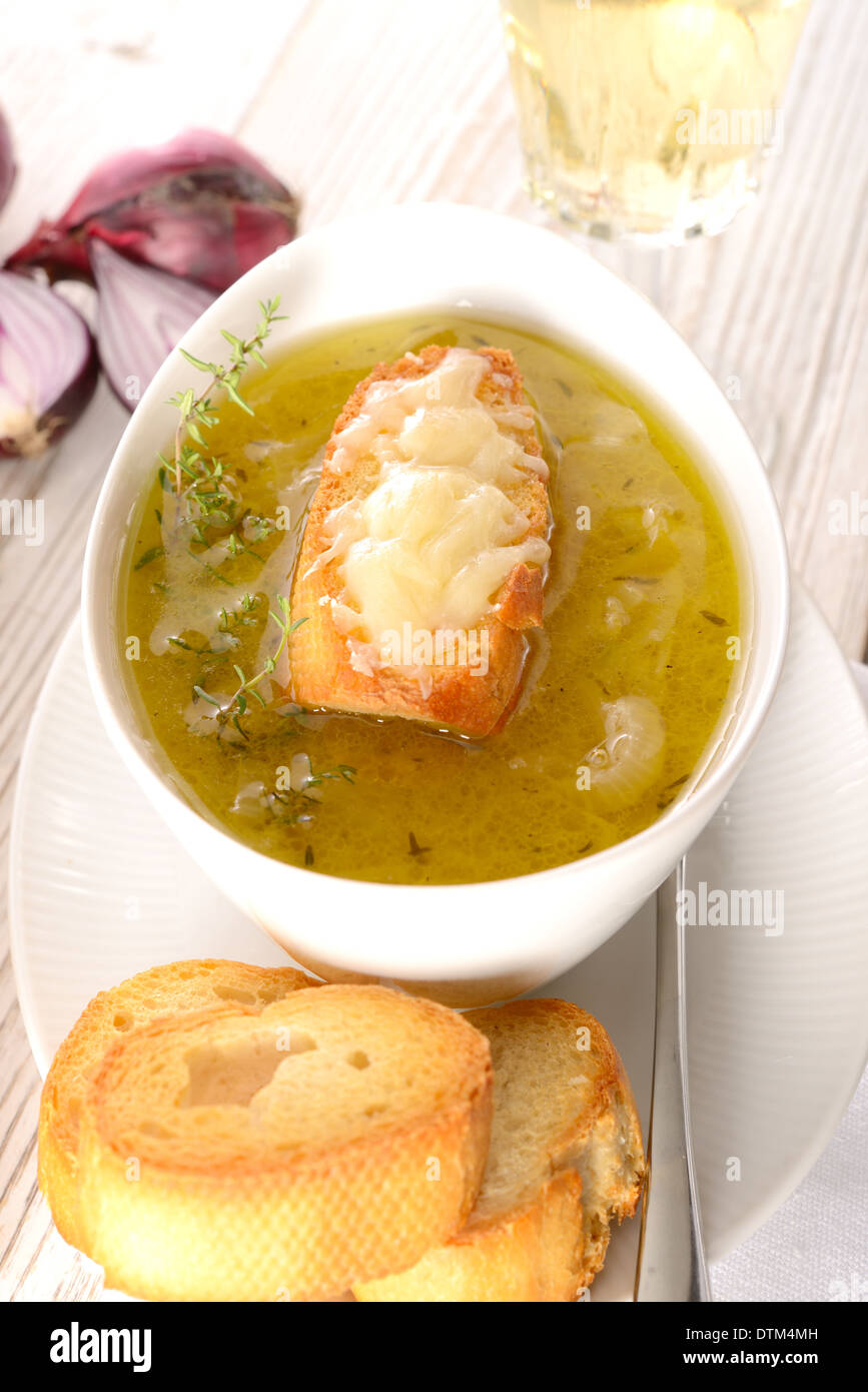 French onion soup Stock Photo - Alamy
