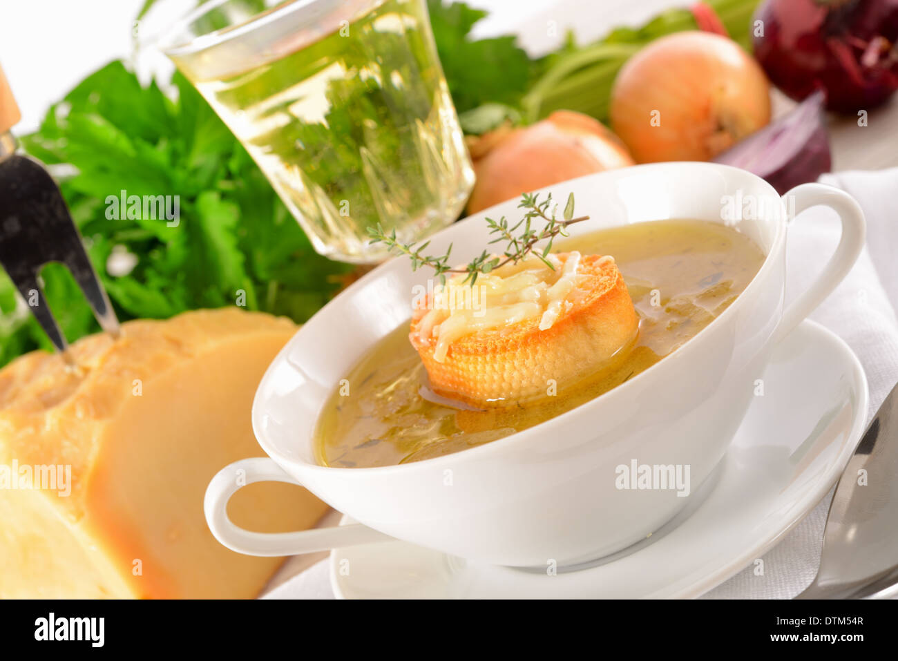 French onion soup Stock Photo - Alamy