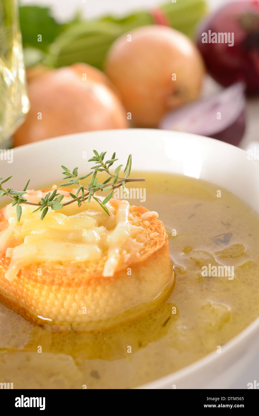 French onion soup Stock Photo - Alamy