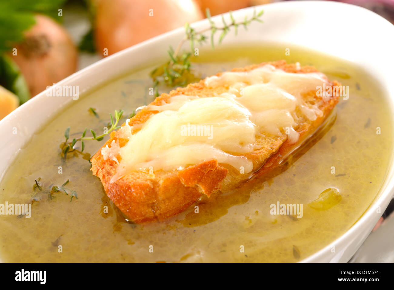 French onion soup Stock Photo - Alamy
