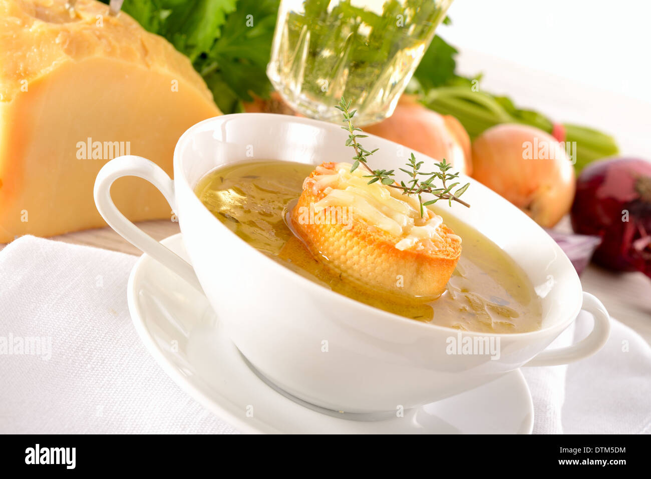 French onion soup Stock Photo - Alamy