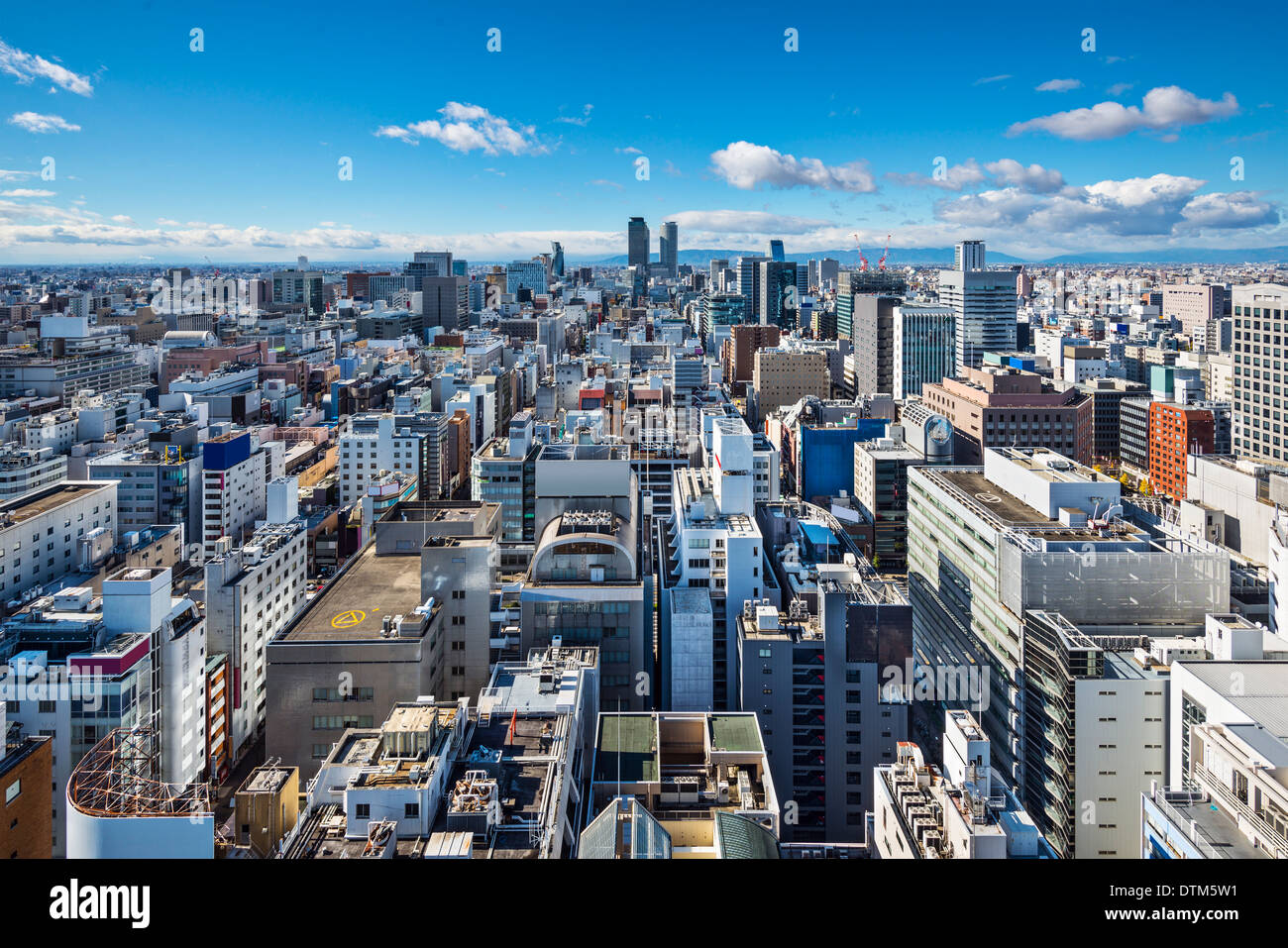Nagoya, Japan cityscape in the Sakae District. Stock Photo