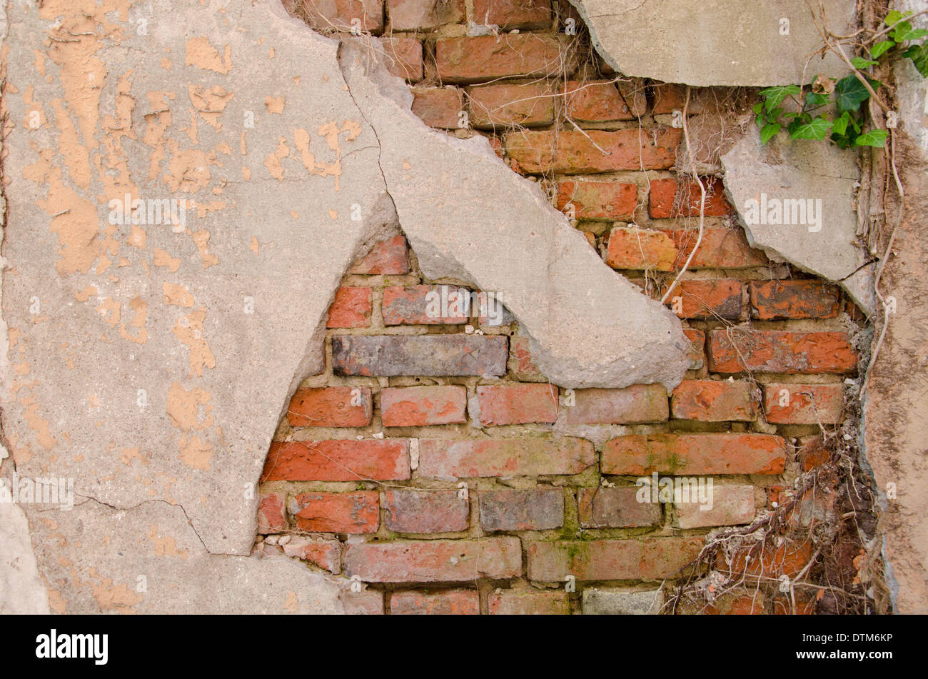 A crack in the wall. Stock Photo