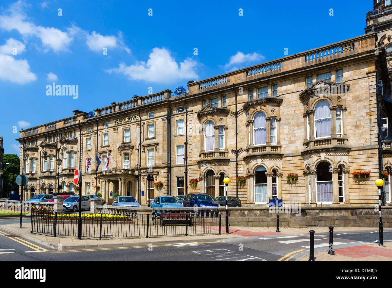 The Crown Hotel, Crown Place, Harrogate, North Yorkshire, England, UK Stock Photo