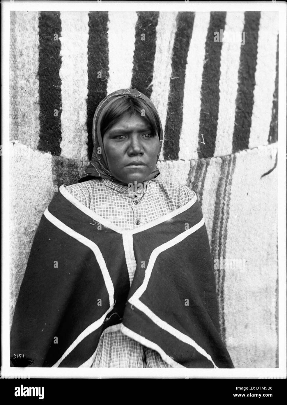 Walapai Indian school girl, Hackbury, Arizona, ca.1900 Stock Photo - Alamy