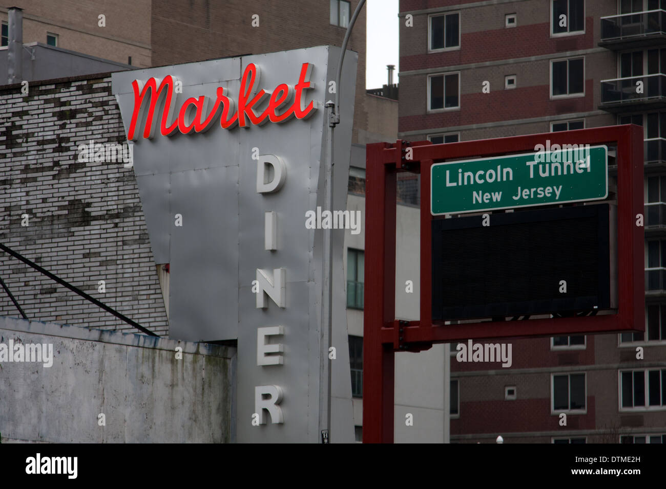 Lincoln tunnel sign hires stock photography and images Alamy
