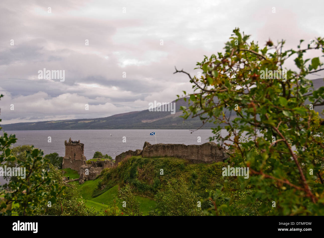 Urquhart Castle on Loch Ness destroyed by government supporters in 1692