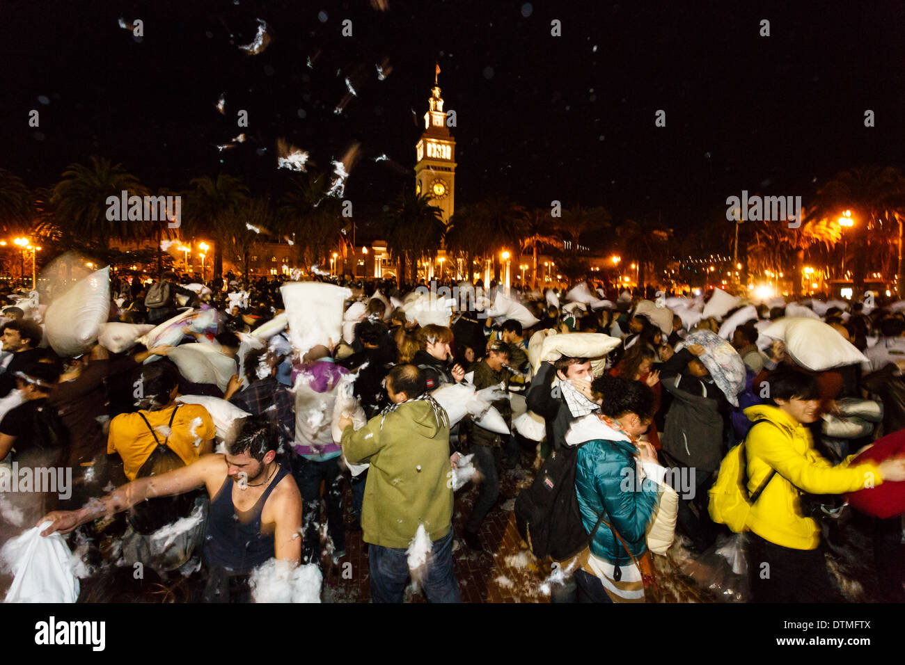 Pillow Talk Replaced By Pillow Fight By Thousands Having Fun On