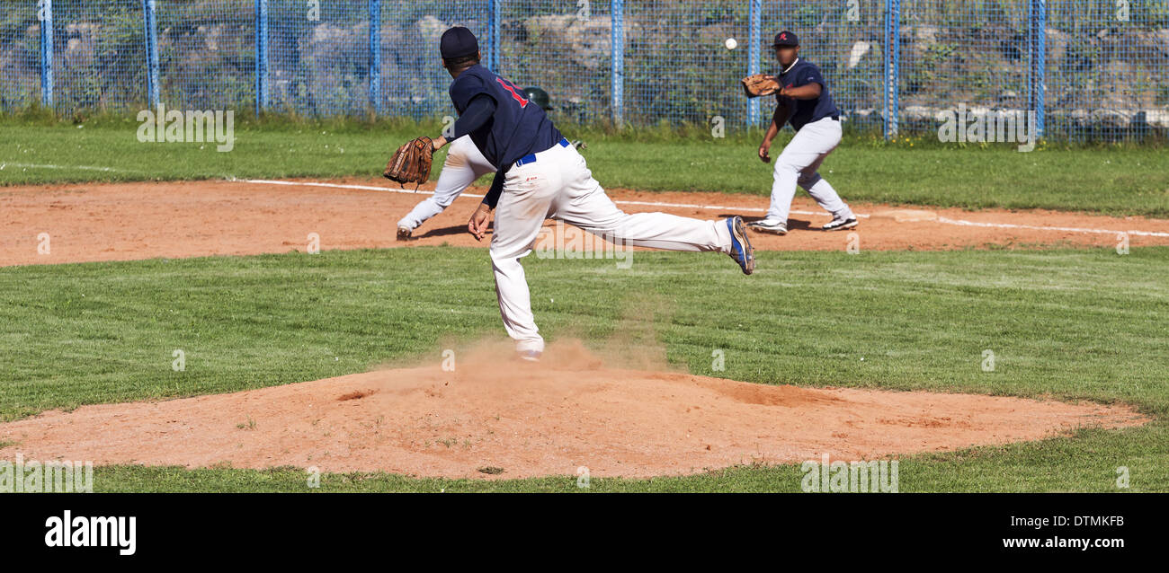 The Baseball Players Stock Photo Alamy