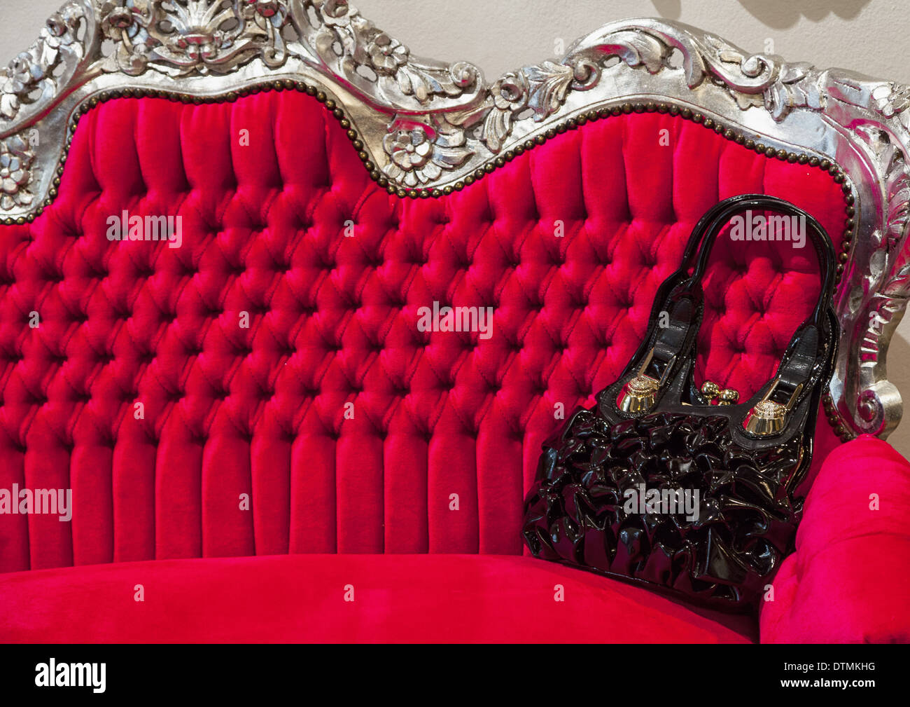 red sofa Stock Photo