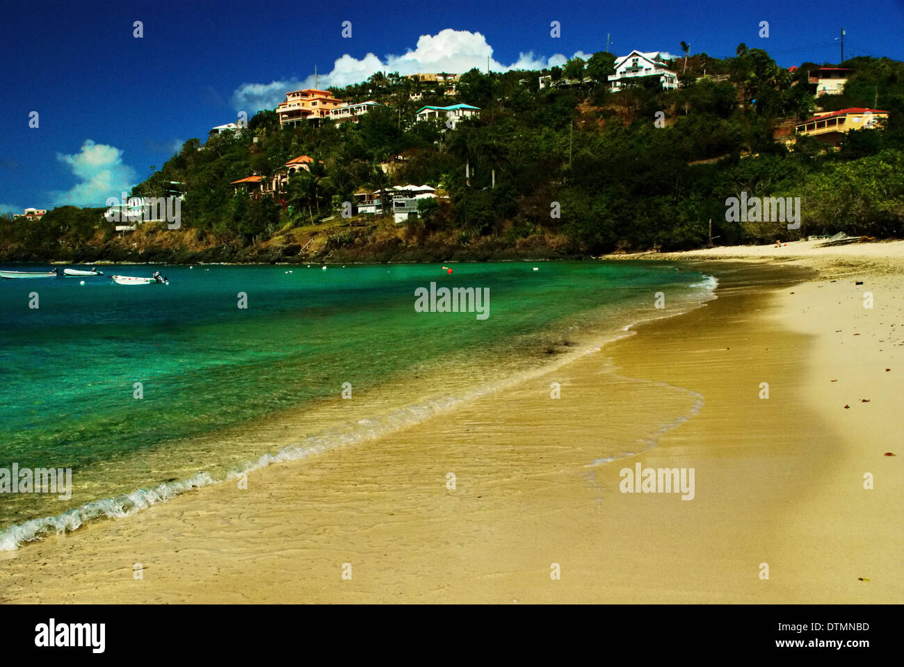 Hull Bay, one of the many Caribbean beaches on the island of St. Thomas