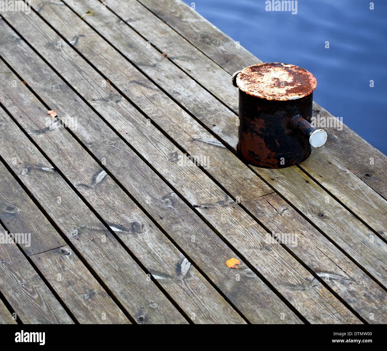 Mooring rope Stock Photo