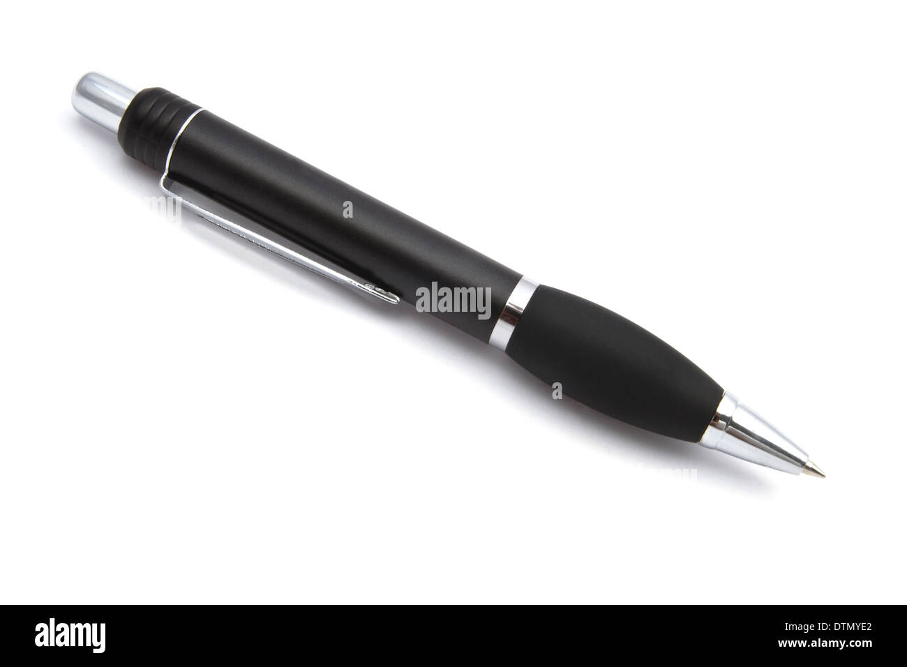 Black Ballpoint Pen Stock Photo Alamy
