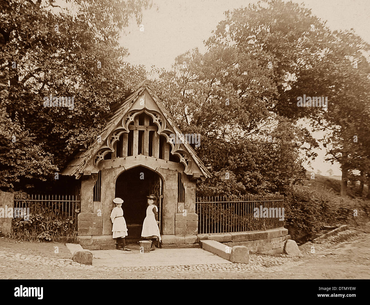 Great Budworth - The Well - Victorian period Stock Photo