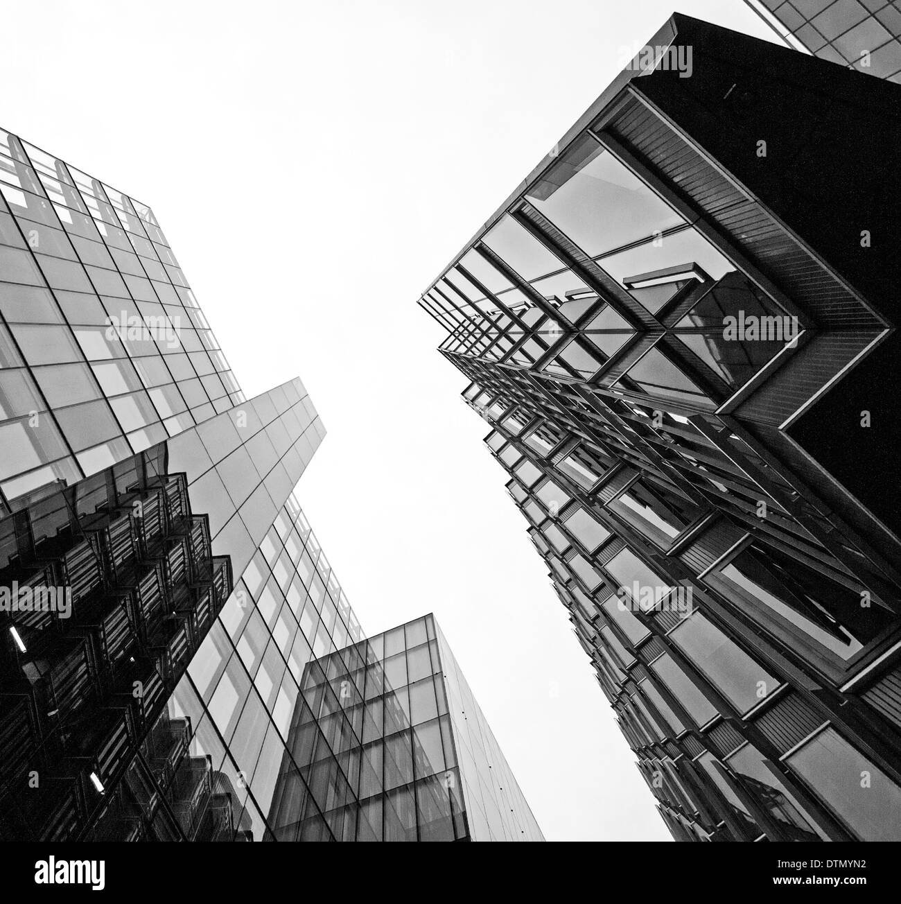 Office Buildings in the Financial District of London, England UK Stock
