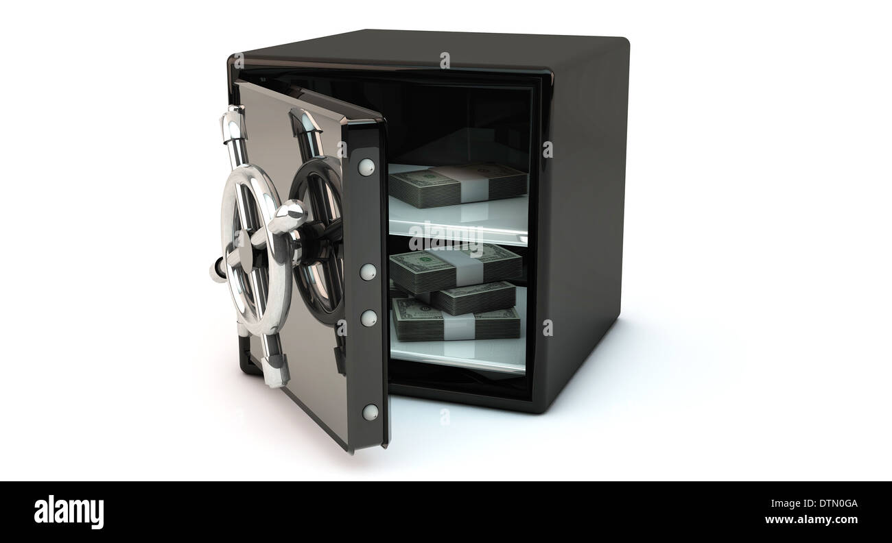 Safe in 3d Stock Photo - Alamy
