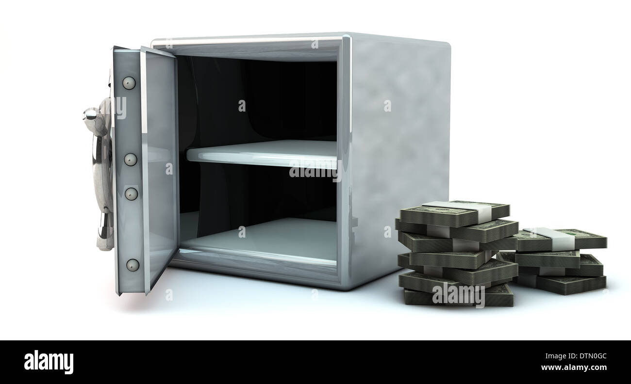 Safe in 3d Stock Photo - Alamy