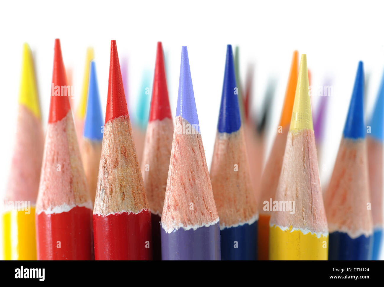 Colored Pencils Stock Photo