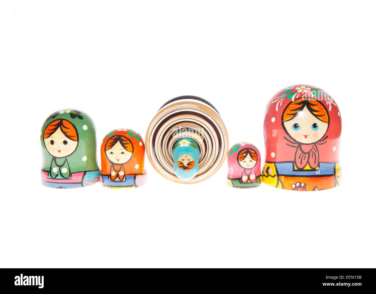 Matryoshka / Babushka - Russian Nested Dolls Stock Photo - Alamy