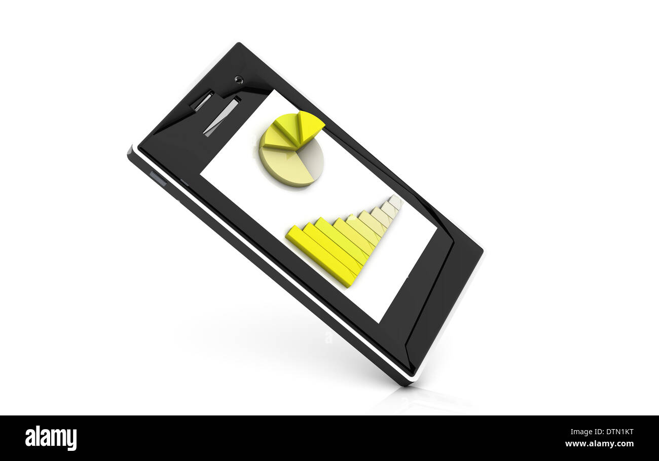3d graphic mobile Stock Photo - Alamy