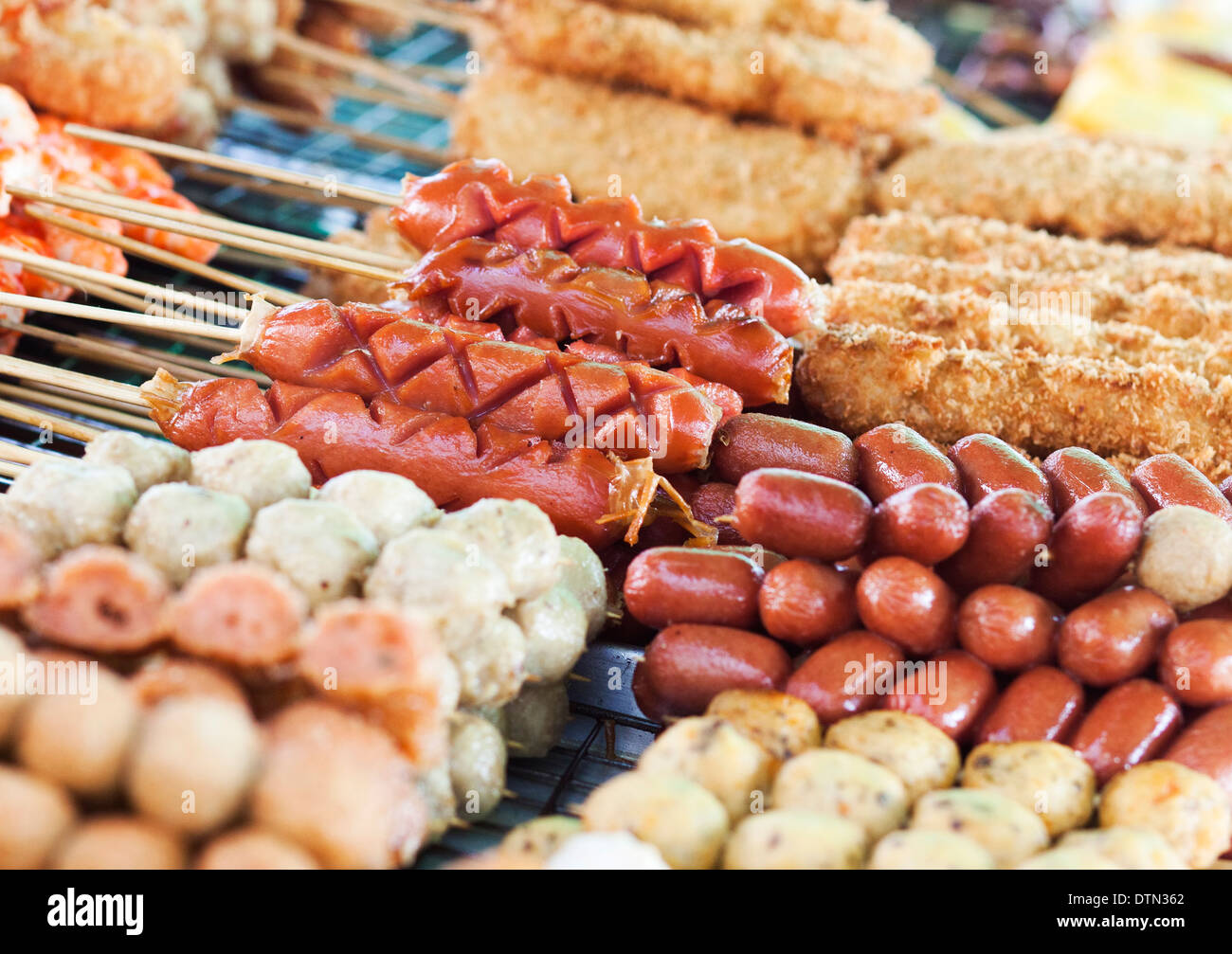 Thai street food on the market Stock Photo - Alamy
