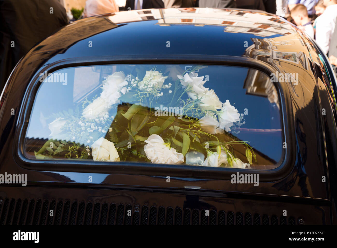 Wedding Car Decorations Stock Photos Wedding Car Decorations Stock