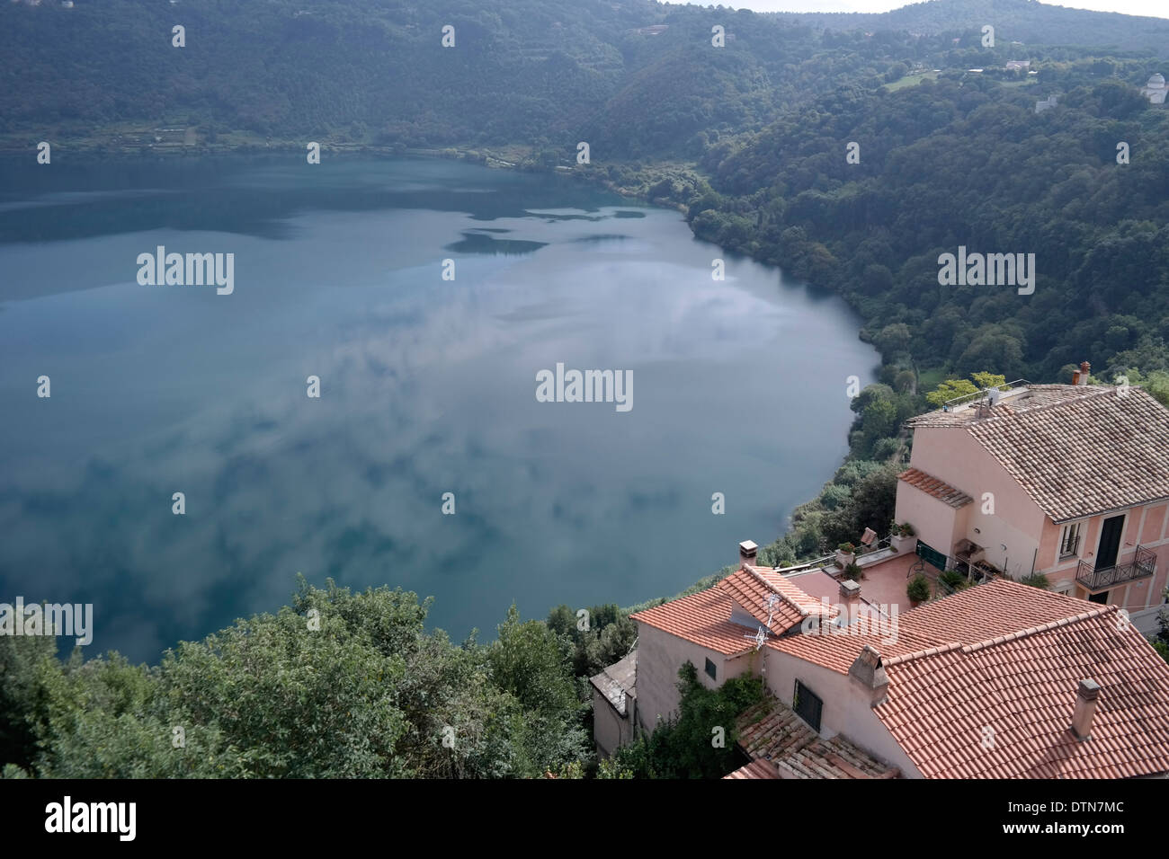 Castel Gandolfo Lake, Castel Gandolfo, Italy Stock Photo