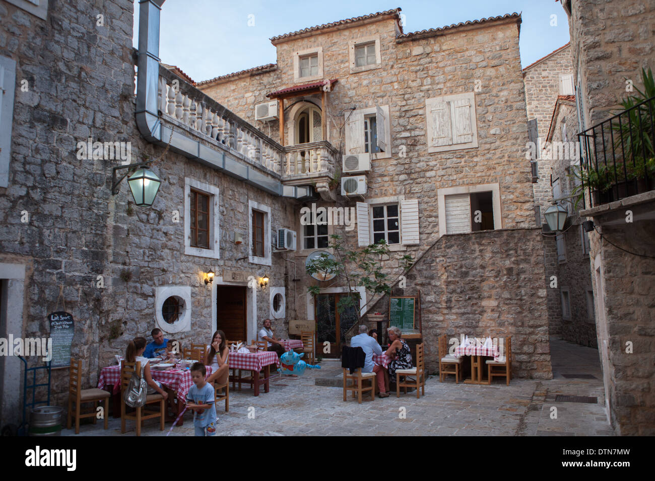 Old Town, Budva, Montenegro Stock Photo