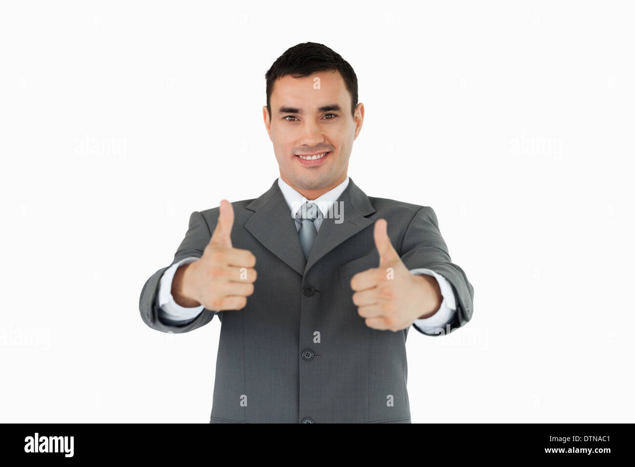 Happy manager approving employee hi-res stock photography and images ...