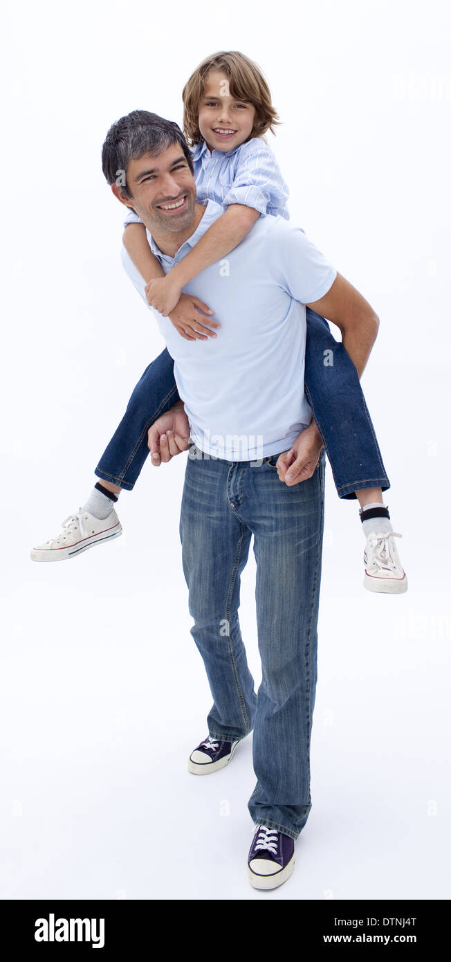 Piggyback Ride - Stock Photos