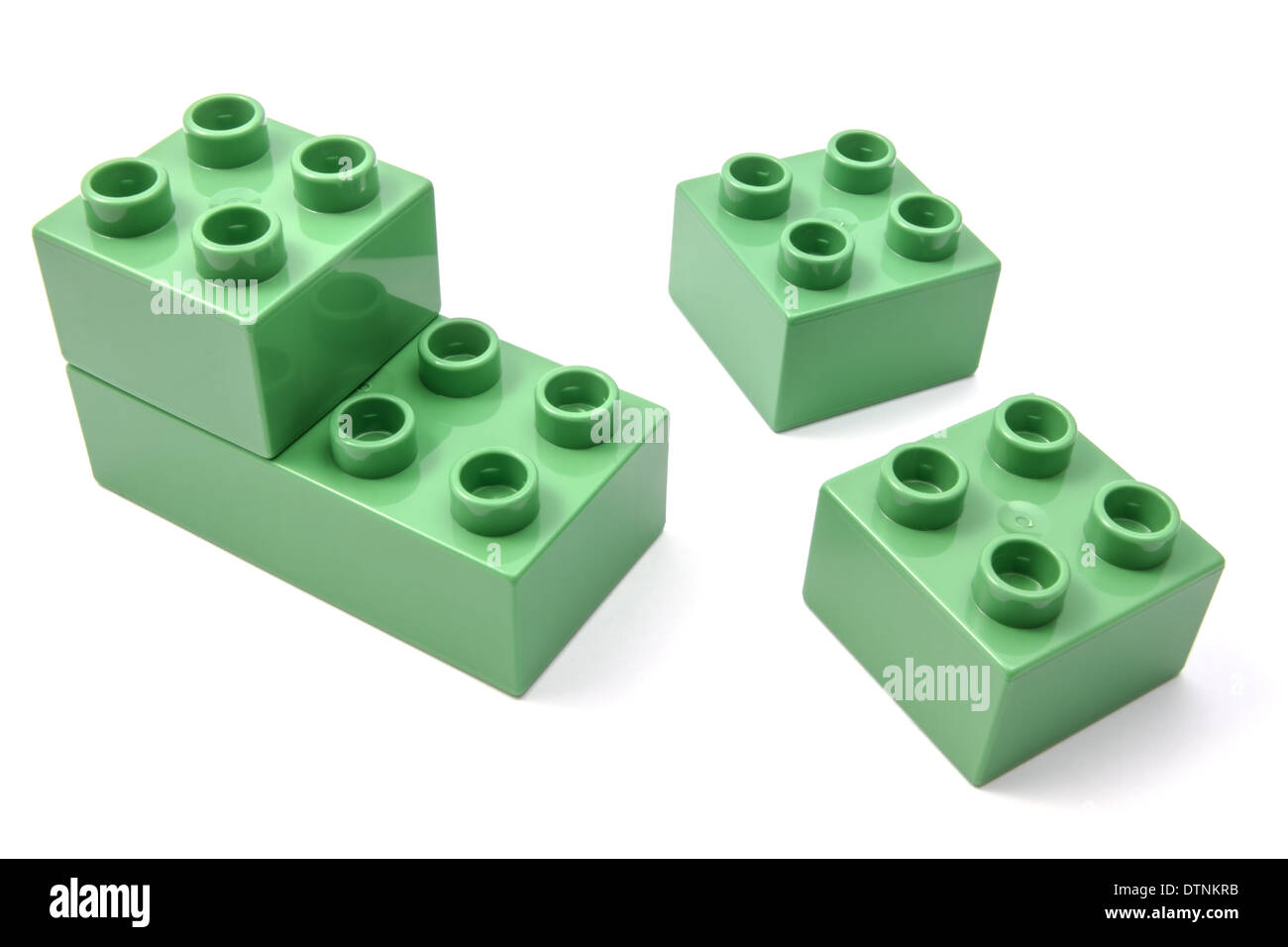 Green building blocks Stock Photo - Alamy