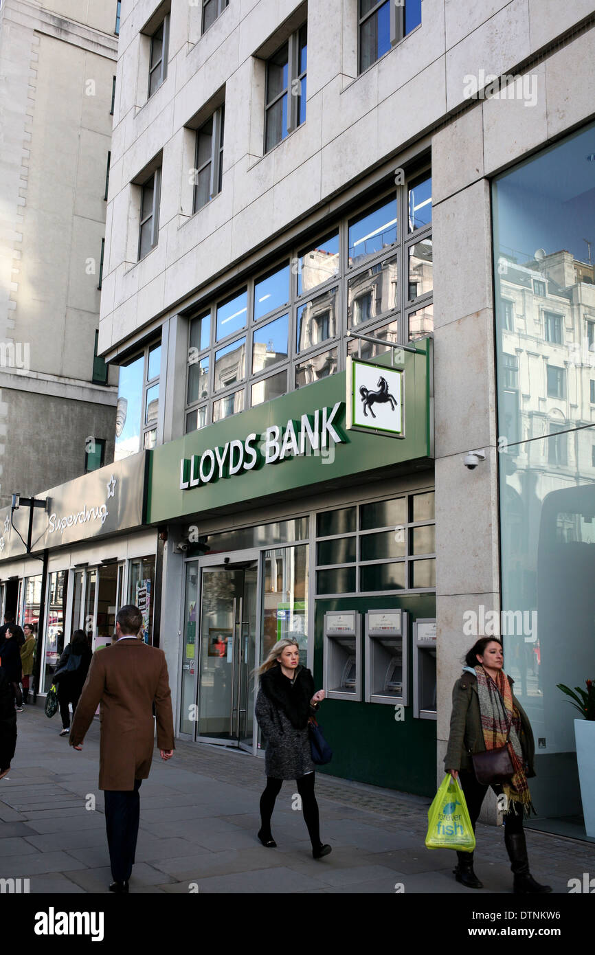 lloyds bank branch in the strand london wc2 uk 2014 Stock Photo