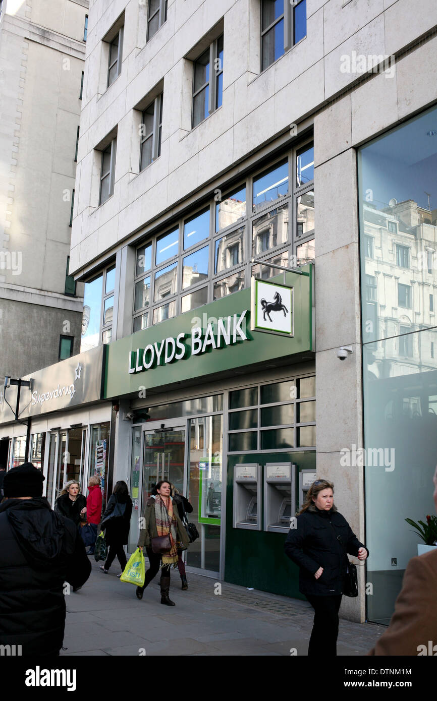 lloyds bank branch in the strand london wc2 uk 2014 Stock Photo