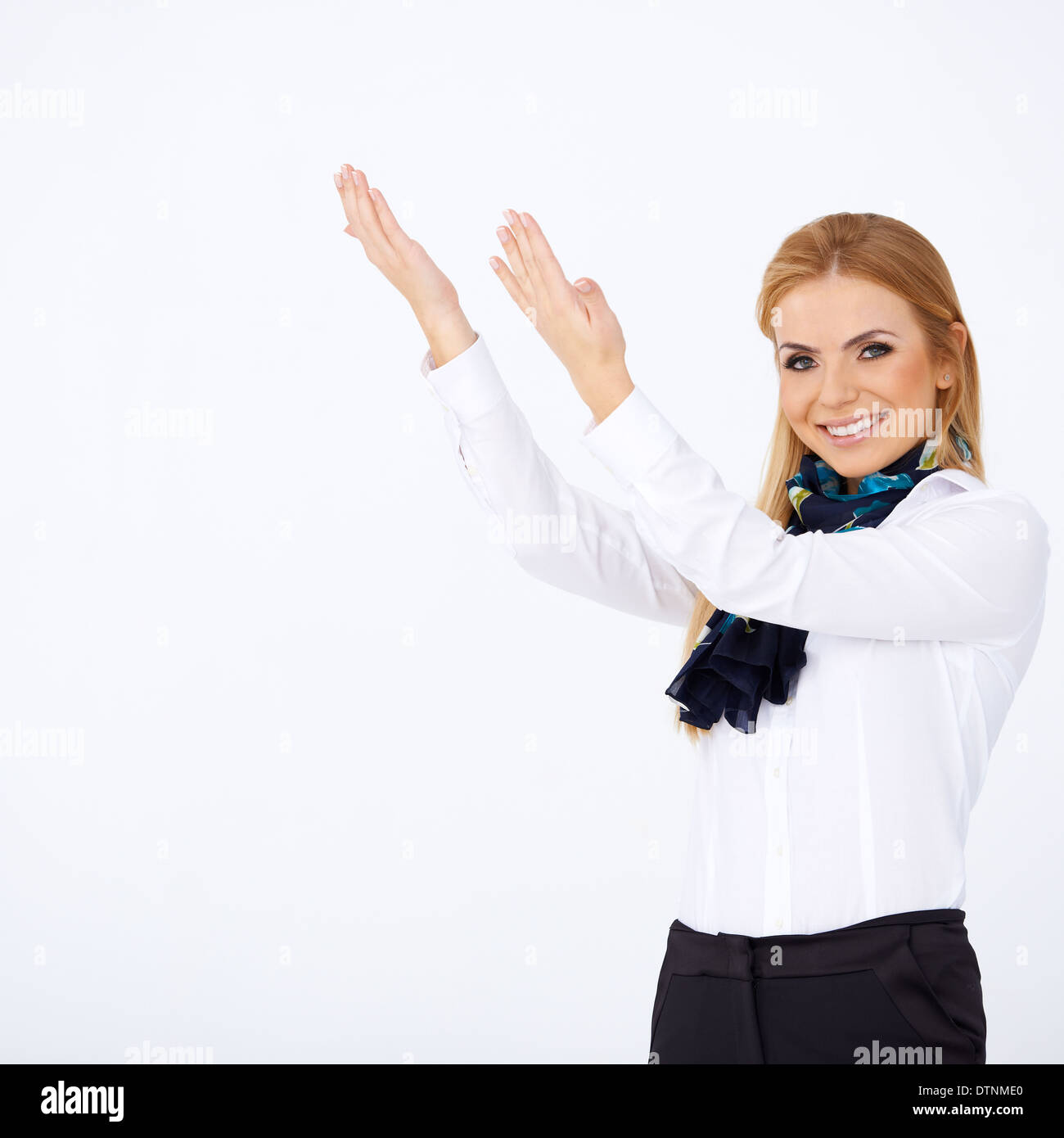 Airline Hostess Stock Photo