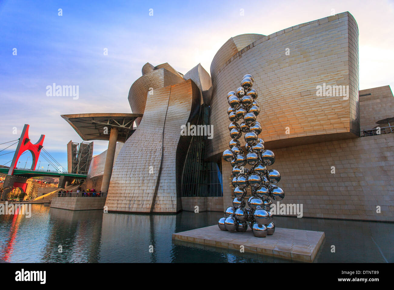 Guggenheim museum at Bilbao (Spain) Stock Photo