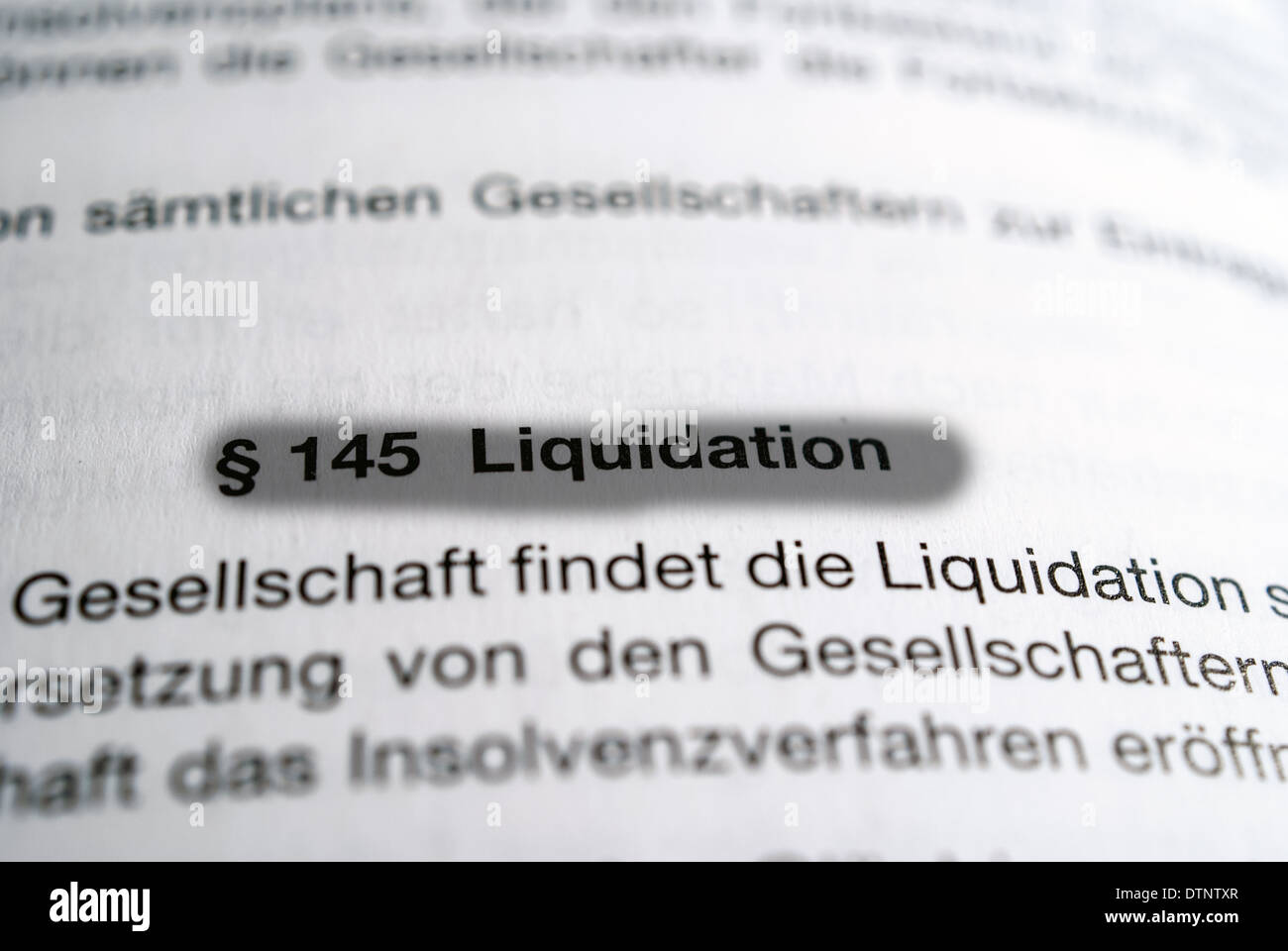 Liquidation Stock Photo