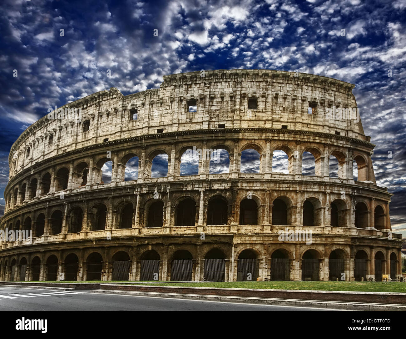 The Colosseum in Rome Stock Photo