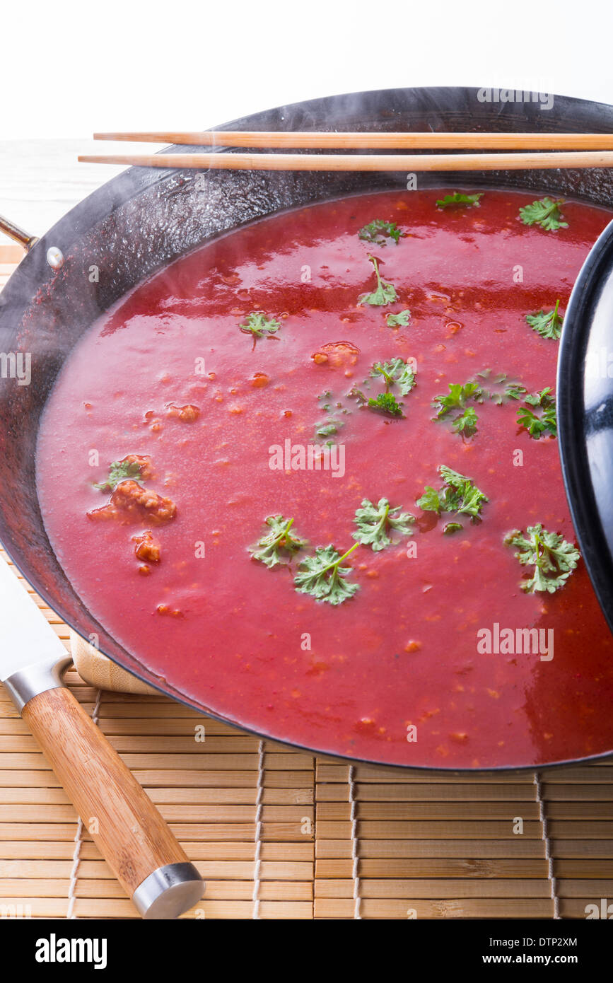 Chinese tomato soup Stock Photo Alamy