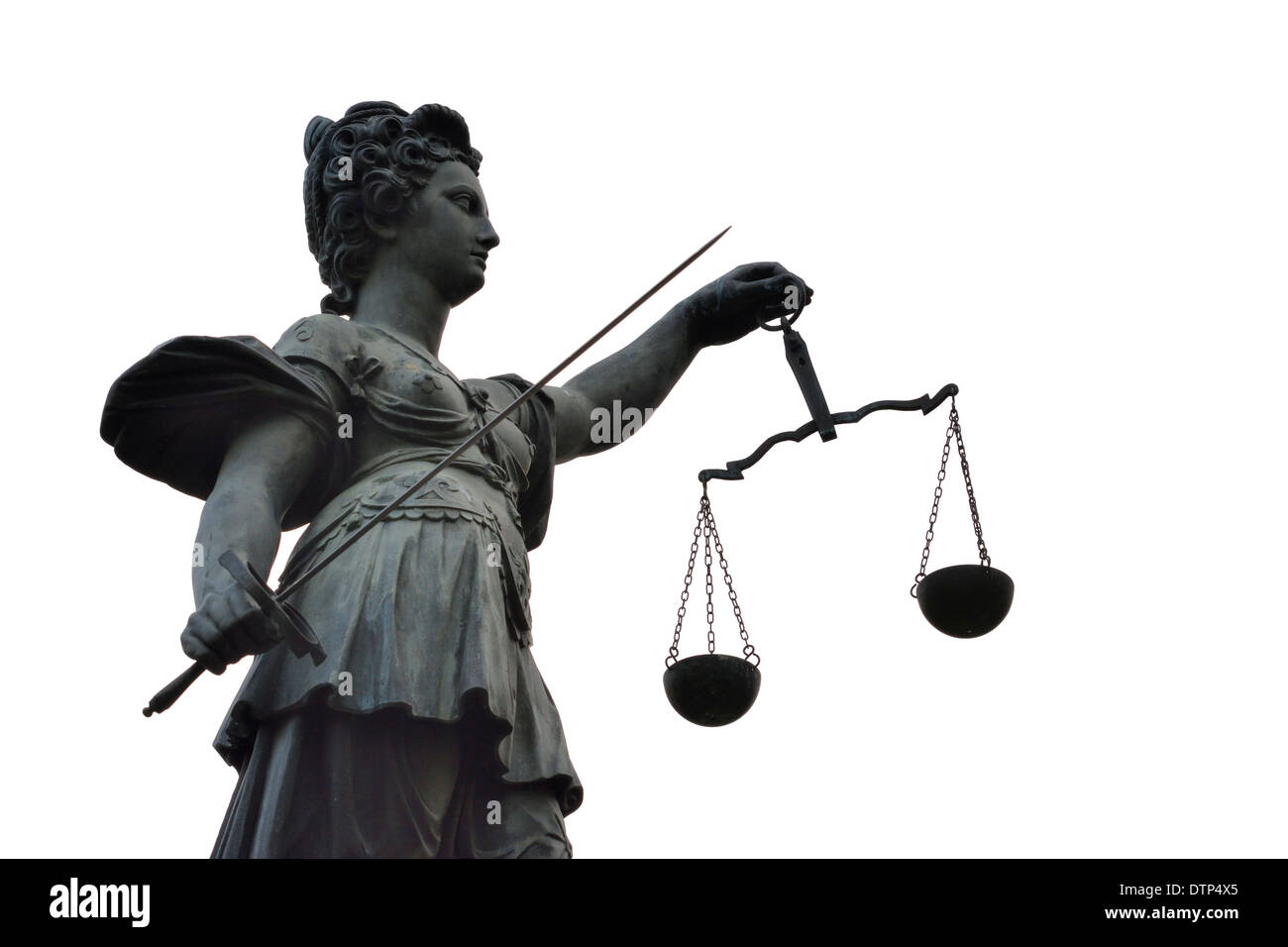 Lady justice at the roemerberg Cut Out Stock Images & Pictures Alamy