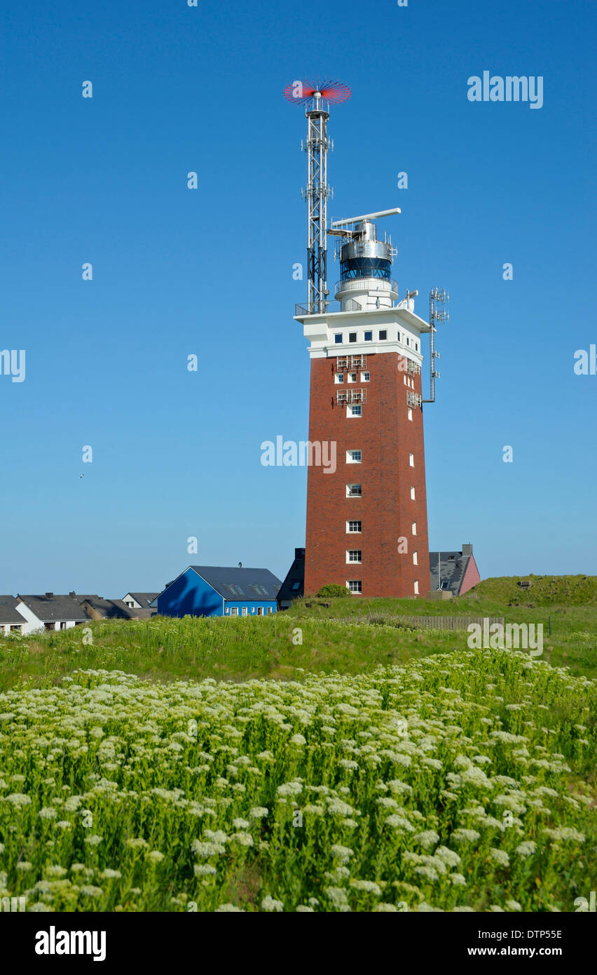 Lighthouse, Helgoland, Schleswig-Holstein, Germany Stock Photo