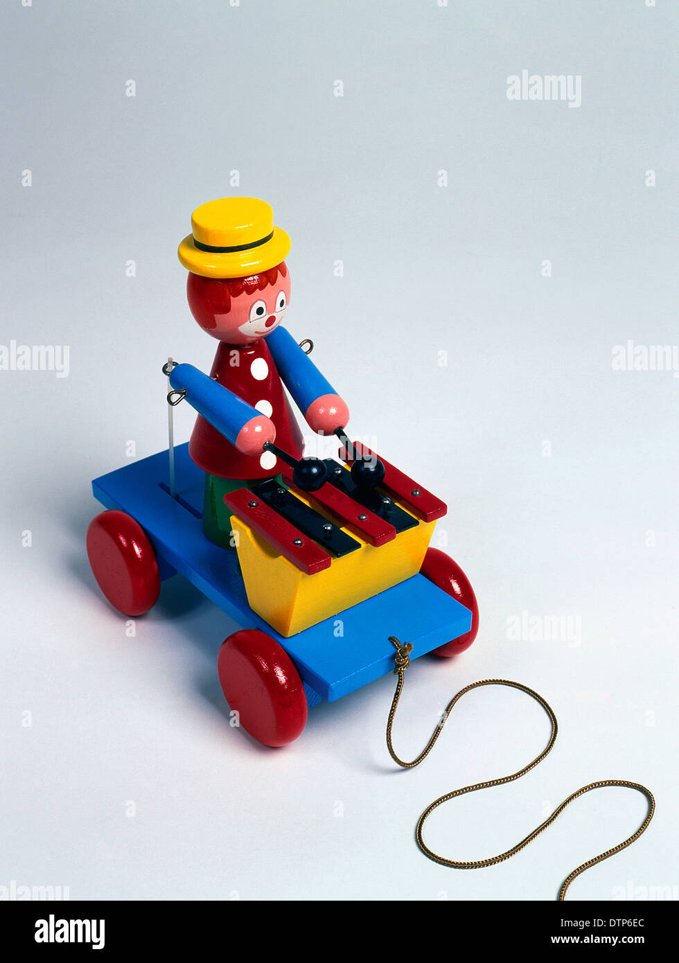 Childs pull along musical toy xylophone Stock Photo Alamy