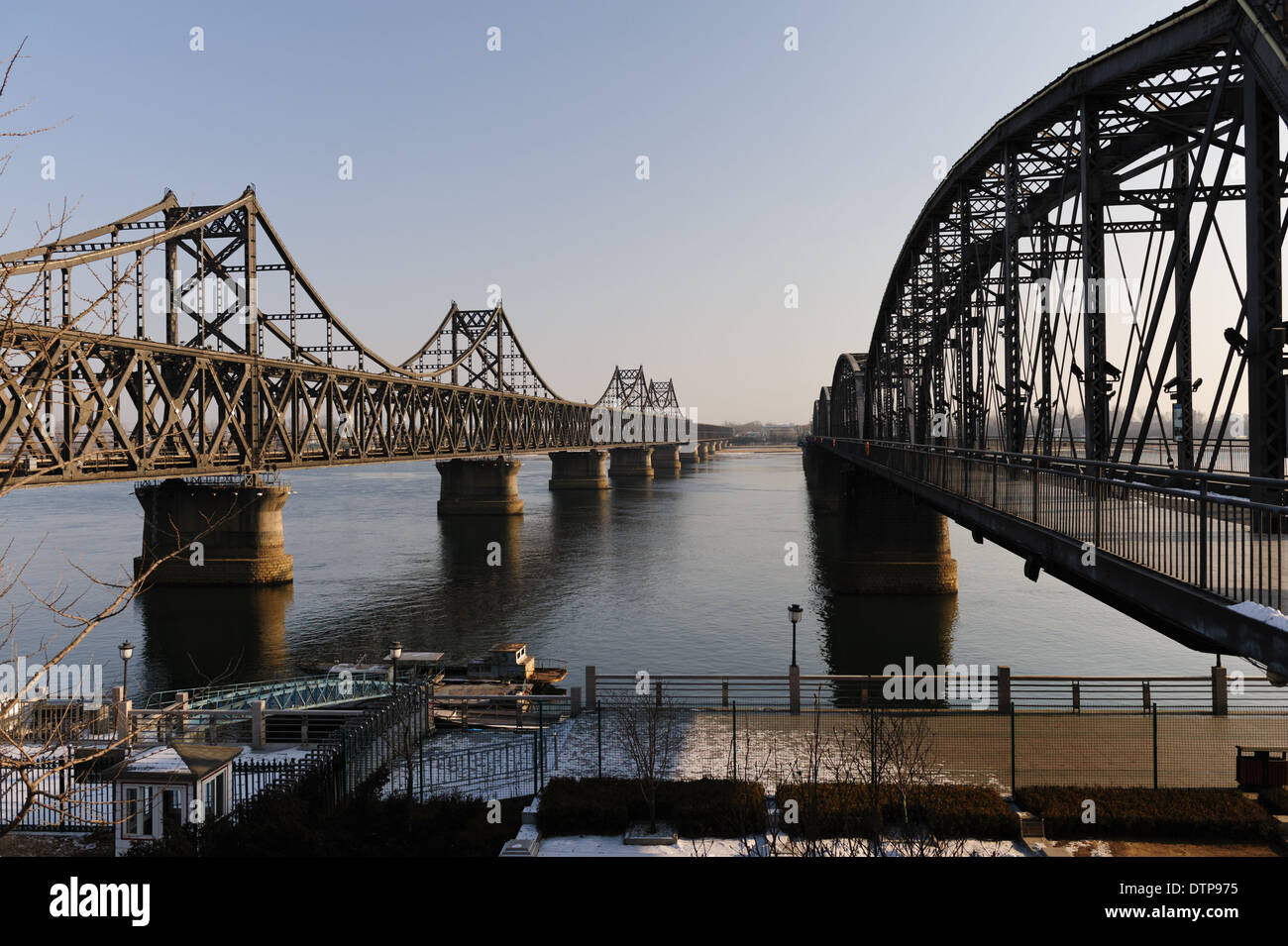Sino Korean Friendship Bridge Stock Photos & Sino Korean Friendship
