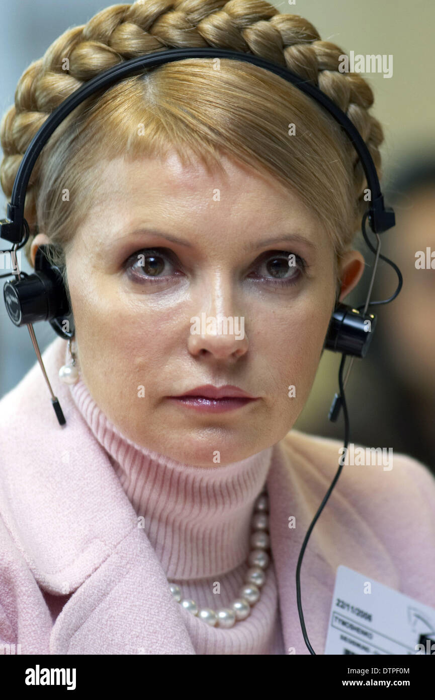 Yulia Timoschenko, Ukrainian leader of parliament's fraction is ...