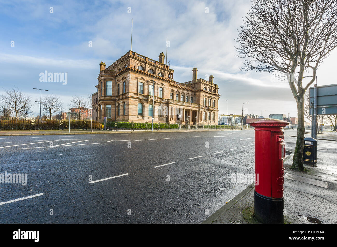 Harbour Commissioners' Office, Harbour Office, Corporation Square, Belfast BT1 3AL Stock Photo