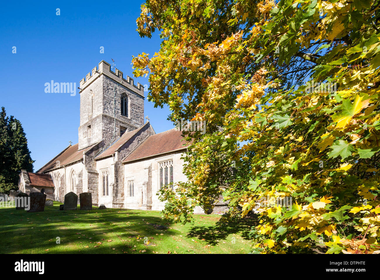 St. Laurence Church Rowington Warwickshire England Stock Photo