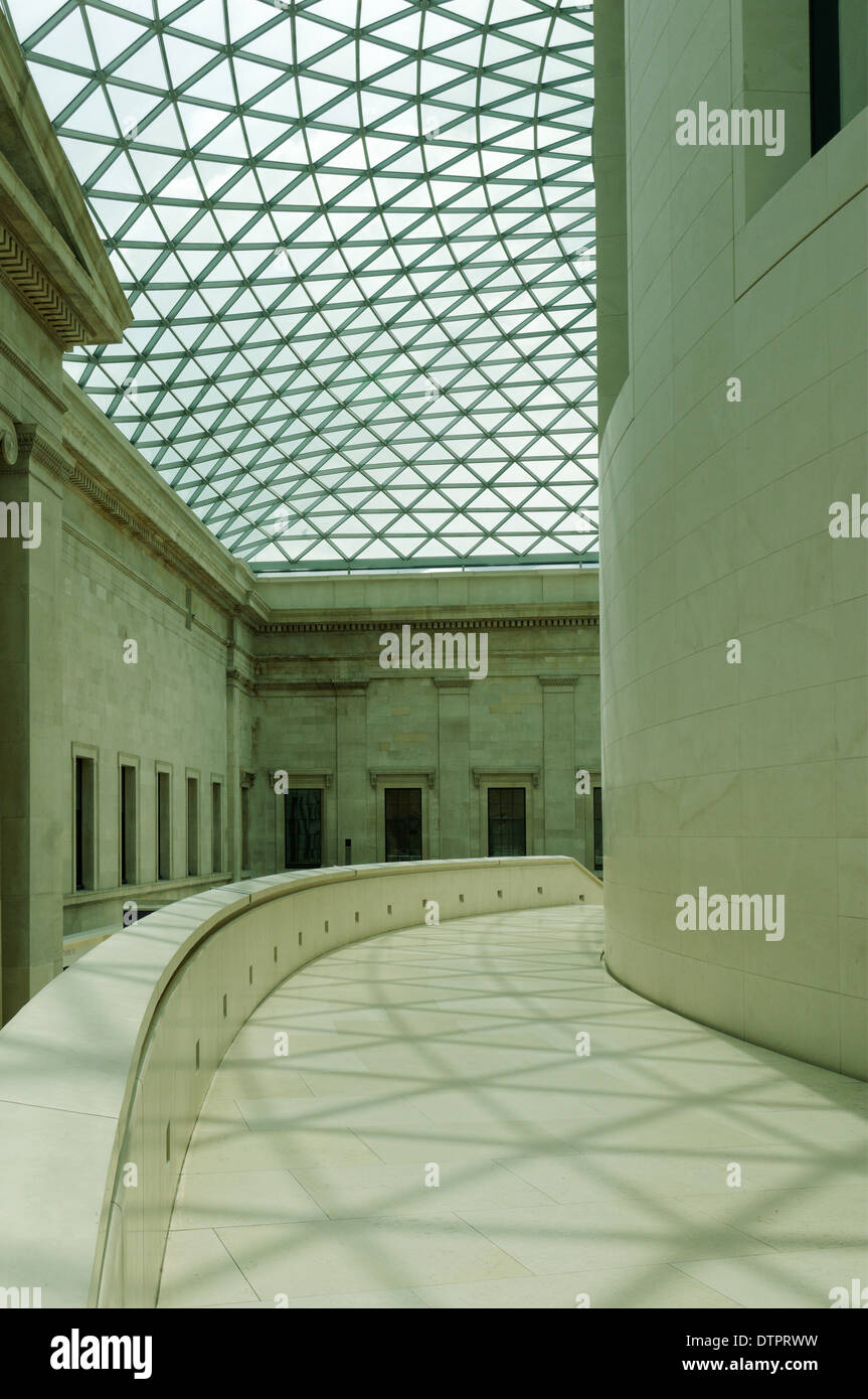 The Great Court of the British Museum in London Stock Photo