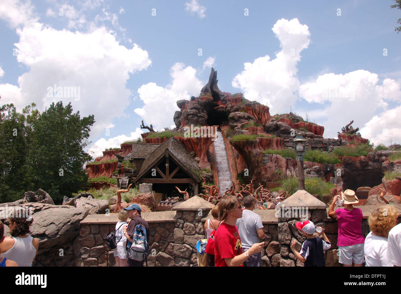 A view of the Splash Mountain ride at Walt Disney's Magic Kingdom
